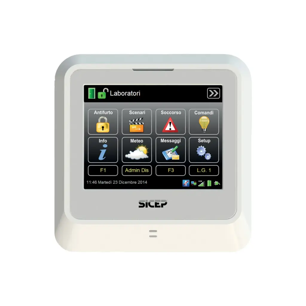 SICEP BT-TCH FILARE SERIE UNICA TASTIERA & LETTORE TAG INTERNO TOUCH SCREEN