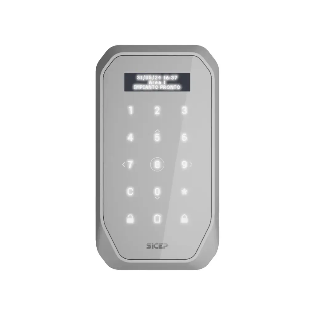 SICEP BT-KPXO NEW FILARE TASTIERA & LETTORE TAG DA  INTERNO / ESTERNO